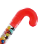 Plastic Candy Cane Tube Toppers