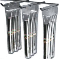 Transparent product packaging with slot hole hanger
