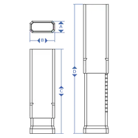 Variable Length Rectangular Tube